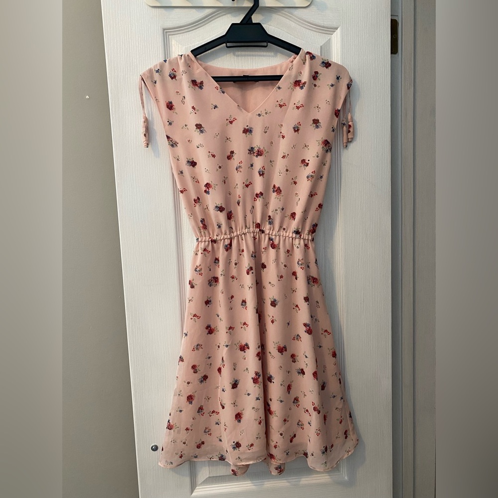 RW&CO Gorgeous Pink Floral Summer Dress Size XXS